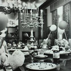 Photograph - Teddy Bears' Party at Ripponlea Mansion, Melbourne, 1970s