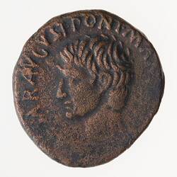 Coin - As, Emperor Augustus, Ancient Roman Empire, 7 BC