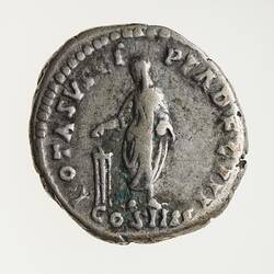 Coin - Denarius, Emperor Antoninus Pius, Ancient Roman Empire, 157-158 AD