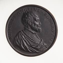 Electrotype Medal Replica -  Michelangelo Buonarotti
