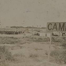 Photograph - 'Camp A', Egypt, World War I, 1915-1916
