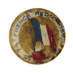 Badge - 'French Red Cross', circa 1914-1919