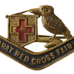 Badge - Ballarat Red Cross Fair, Victoria, Australia, World War I, 1918