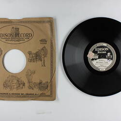 Disc Recording - Edison, Double-Sided, 'Without Thee' & 'A Birthday',1927-1929