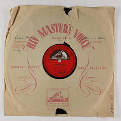 Disc Recording - The Gramophone Co. Ltd., Double-Sided, 'La Donna É Mobile' & 'Recondita Armonia' 1938-56
