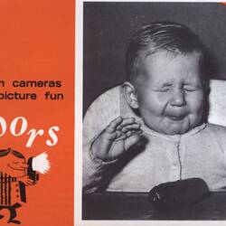 Leaflet - Kodak Australasia Pty Ltd, 'Kodak Flash Cameras Take Your Picture Fun Indoors', circa 1961