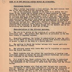 Notes - 'How official bodies should be approached', Germany, United Nations Relief & Rehabilitation Administration, 5 Aug 1946