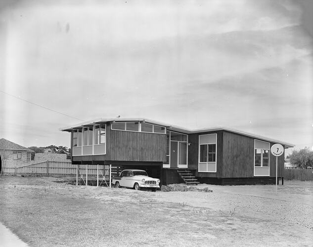 Display Home Exterior, Highett, Victoria, 12 Feb 1960