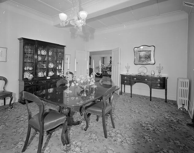 Dining Room, East Malvern, Victoria, 16 Mar 1960