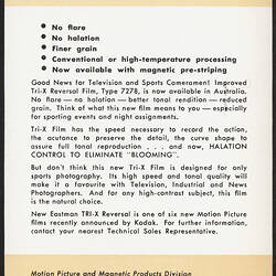 Small flyer with printed text.