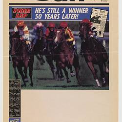 Newspaper Supplement - The Sun, Phar Lap Motion Picture, 1983
