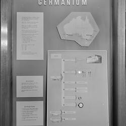 Germanium display, Institute of Applied Science (Science Museum), Melbourne, 1960s