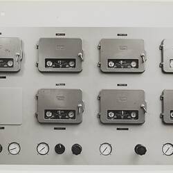 Photograph - Kodak Australasia Pty Ltd, 'Machine Control Panel, J.7 West Wing', Coburg, circa 1963