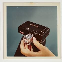 Photograph - Eastman Kodak, Kodak Magicube in Instamatic Camera, circa 1970s