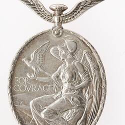 Medal - Distinguished Flying Medal, King George V, 1st Issue, Specimen, Great Britain, 1918-1930 - Reverse