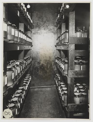 Kodak Australasia Pty Ltd, Nitrate Storage Chamber, Silver Nitrate Dept, Abbotsford, circa 1940s