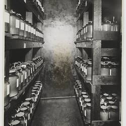 Photograph - Kodak Australasia Pty Ltd, Nitrate Storage Chamber, Silver Nitrate Dept, Abbotsford, circa 1940s