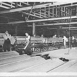 Photograph - H.V. McKay Massey Harris, Drill Assembly Line, Sunshine, Victoria, Mar 1952
