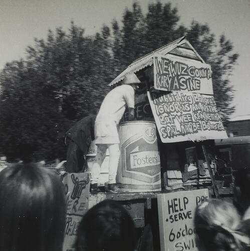 School of Mines Students at Begonia Festival, Ballarat, Victoria, Mar 1966
