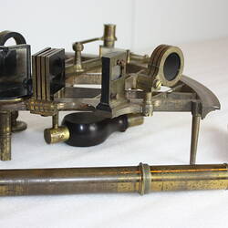 Brass scientific instrument.