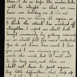 Letter - Page 5 - 6, Lucy Simmons, Thundersey, Essex To Stanley Hathaway, Coventry, Jul 1938