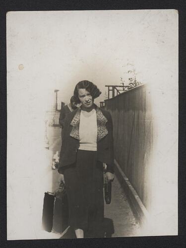 Photograph - Margaret Bannister, England, circa 1940