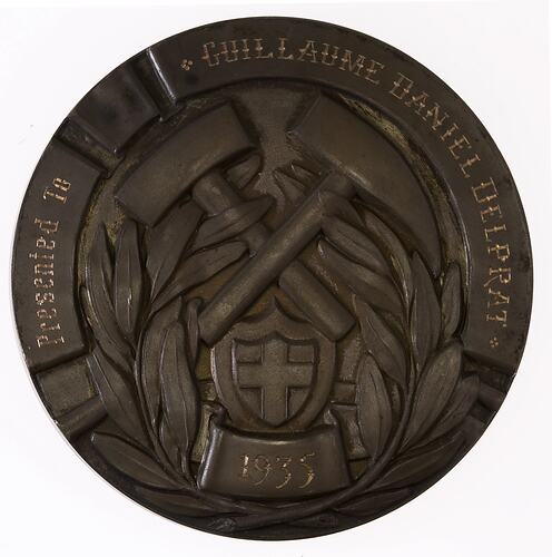 Medal - Australasian Institute of Mining and Metallurgy Prize, 1935 AD