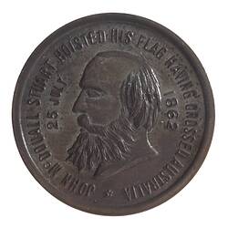 Medal - Stuart Expedition Jubilee, Royal Geographical Society of Australia, Australia, 1912