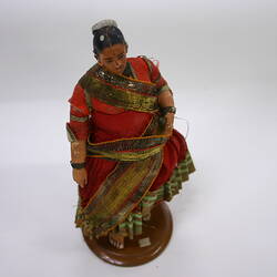 Indian Figure - Nautch Girl, Clay, circa 1880
