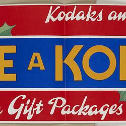 Poster - 'Give a Kodak', Christmas 1938