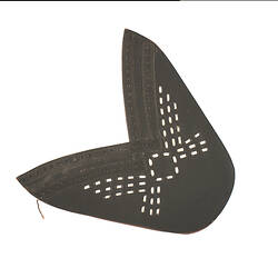 Shoe upper - Brown Leather, circa 1933