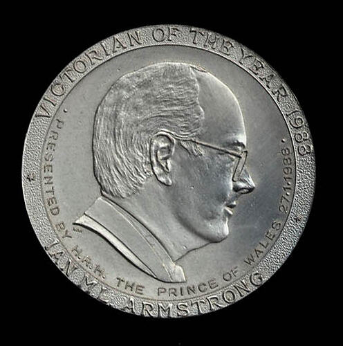 Australia, Victorian of the Year, Ian Armstrong, Obverse