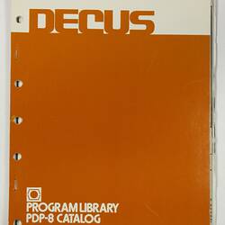 Program Library - Digital, PDP-8/12, Catalogue, 1978