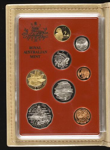 Proof Coin Set - Uncirculated, Bicentenary, Australia, 1988, Reverse