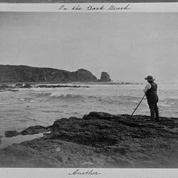 Photograph - 'Another on the Back Beach', by A.J. Campbell, Phillip Island, Victoria, Nov 1896