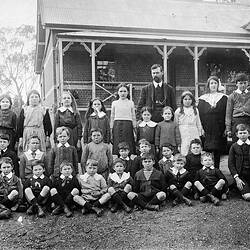 Negative - Big Hill, Bendigo, Victoria, 1910
