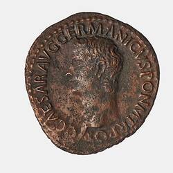 Coin - As, Emperor Gaius, Ancient Roman Empire, 37-38 AD