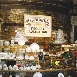 Digital Photograph - Pottery Display, Women on Farms Gathering, Bendigo, 1997