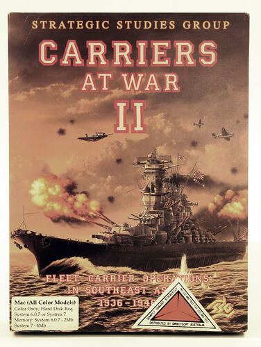 Computer Game - Carriers At War II, Apple Software
