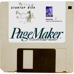 Apple Macintosh Software - PageMaker 2.0a, 3½" Floppy Disk, 1987