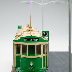 Electric Tram Model - MMTB, Melbourne, W2-class, no.454, 1927