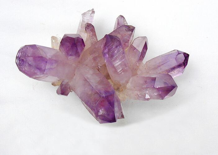 Pink-purple crystal specimen.