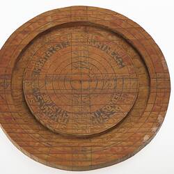 Plaque - round wood