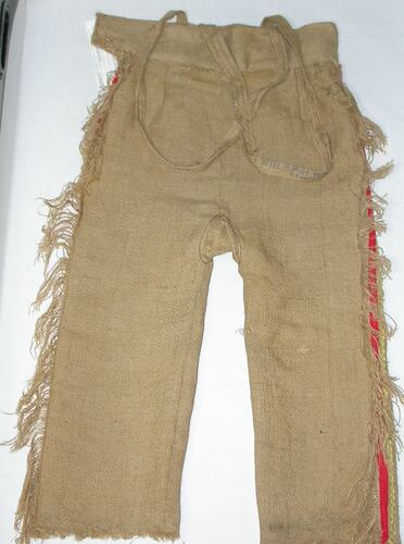 Pants - Costume, Red Indian, Hessian, circa 1950s