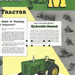 John Deere tractor illustration.