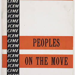 Booklet - 'Peoples on the Move, 'Intergovernmental Committee for European Migration