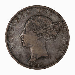 Coin - Halfcrown, Queen Victoria, Great Britain, 1885