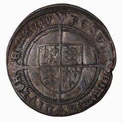 Coin - 1 Shilling, Edward VI, Great Britain, 1550-1553 (Reverse)