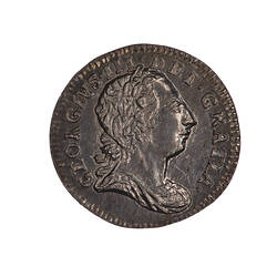 Coin - Penny, George III, Great Britain, 1766 (Obverse)