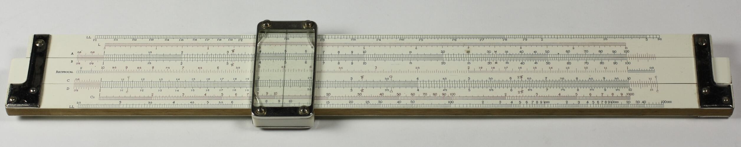 Slide Rule & Case - W & G Record Processing Co, 'Dualface' Comprehensive Model 432, Melbourne, Victoria, Australia, circa 1946